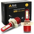 thumbnail image 1 of Alla Lighting 5200lm AL-R PS19W 5201 5202 LED Bulbs 3000K Yellow Fog or DRL Daytime Running Lights Bulbs Xtremely Super Bright PS24W 12085 DRL 12V Replacement, 1 of 10