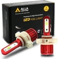 thumbnail image 1 of Alla Lighting 5200lm AL-R PS24W 5201 5202 LED Ice Blue 5202 Fog Lights Bulbs Xtremely Super Bright 5201 5202 LED Bulb Replacement for Cars, Trucks w/ 5201 5202 PS19W Fog Light/DRL, 1 of 8