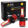 thumbnail image 1 of Alla Lighting 5200lm AL-R PSX24W 2504 LED Fog Lights Bulbs Xtremely Super Bright 2504 PSX24W LED Bulb High Power 12V LED 2504 PSX24W Fog Light Bulbs Replacement for Cars, Trucks, 1 of 10