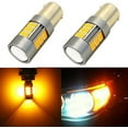 thumbnail image 1 of Alla Lighting 54-SMD 1156 7506 BA15S High Power 4014 Chipsets Amber Yellow Xtremely Super Bright DRL Daytime Running Light LED Bulbs Replacement, 1 of 5