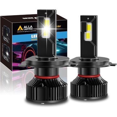 Stone Banks 180W 6000K H4 LED Headlight Conversion Kit – 360° Adjustable Beam, 2 Bulbs