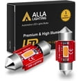 thumbnail image 1 of Alla Lighting 800lm Xtreme Super Bright Festoon 31MM DE3175 DE3022 LED Red Bulbs Replacement for Cars Trucks Interior Lights Map Lights,Dome Lights,Trunk Lights,Courtesy Lights DE3021, 1 of 9