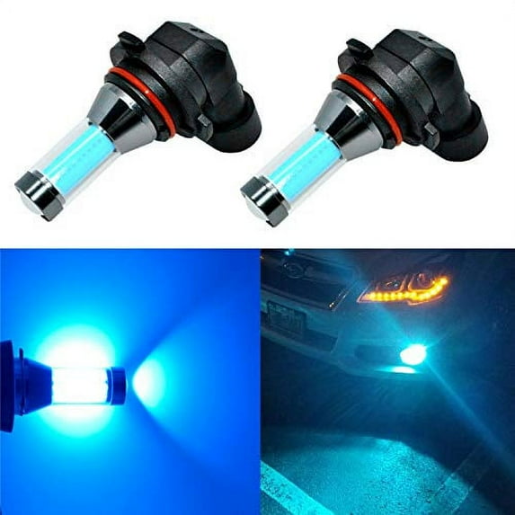 Alla Lighting 9006 LED Fog Lights Bulbs Xtreme Super Bright 12V HB4 High Power COB Lamp Replacement, 8000K Ice Blue