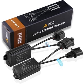 Alla Lighting 9008 H13 LED Decoders CAN Bus Error Free for LED /DRL Kits Bulbs Anti-Flickering for Jeep Wrangler Liberty Compass Patriot Dodge Challenger Dodge Ram 1500 LED Headlight Blinking