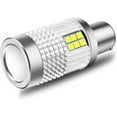 thumbnail image 1 of Alla Lighting Brightest CANBUS BA15S 1156 LED Bulbs 3000Lm High Power 3030 30-SMD 12V LED 1156 Bulb 21W 7506 1141 1156A LED Turn Signal Light, 6000K Xenon White (Set of 2), 1 of 8