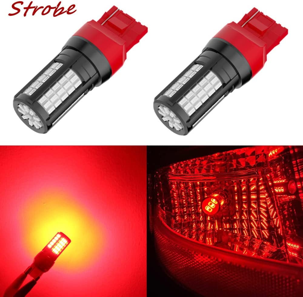 Alla Lighting Customized 4014 84-SMD T20 Wedge W21/5W 7443 Strobe Brake ...