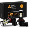 thumbnail image 1 of Alla Lighting Extremely Super Bright 9045 9040 9140 H10 9145 LED Bulb High Power 80W CREE 6000K Xenon White LED 9140 H10 9145 Fog Light Bulbs Lamps Replacement, 1 of 9