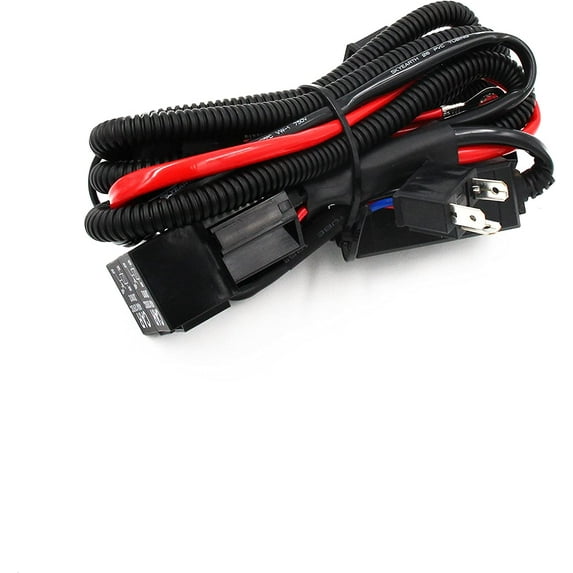 Alla Lighting H4 9003 Hi/Low Relay Wiring Harness With High Heat Ceramic Plugs for Fixing High Low Beam LED Flicking Error Code