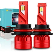 Alla Lighting Mini FL-BH 12500 Lumens Newest 9004 HB1 LED Headlights Bulbs Dual Hi/Low Beam High Power 90W Xtreme Super Bright 6000K Xenon White for Auto Cars, Trucks