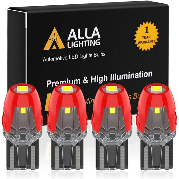 Alla Lighting Miniature T10 168 194 LED Bulbs, 12v License, Map Lights, Dome Lights, Trunk Lights, Step Courtesy Lights, Door Interior Lights