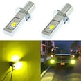thumbnail image 1 of Alla Lighting New Super Bright 12258 H1 LED Fog Light Bulbs w/ High Power CSP LED H1 Bulb 3000K Golden Yellow H1 Fog Light Lamps Replacement (Set of 2), 1 of 2