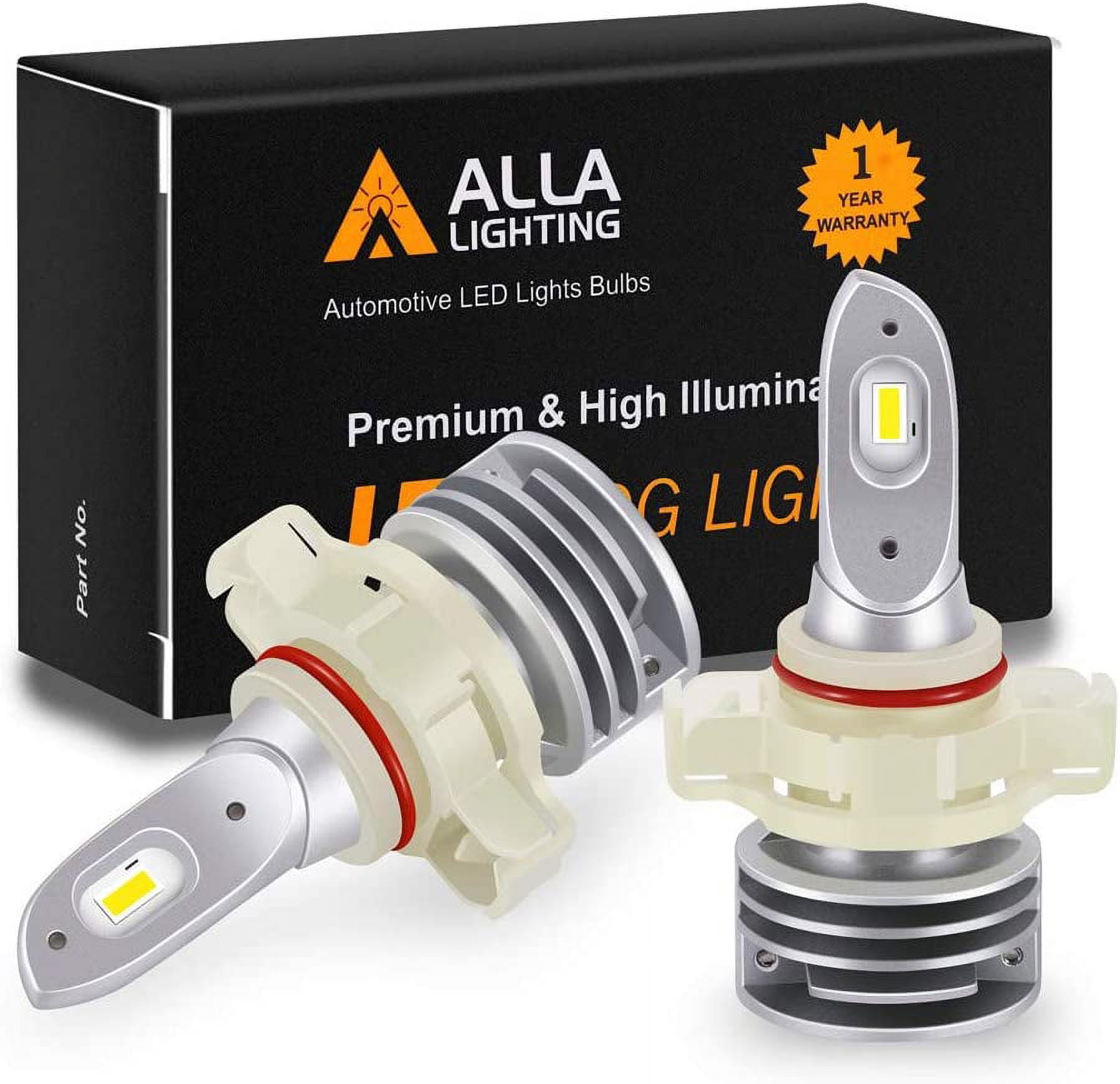 Alla Lighting Newest 5200Lms Xtreme Super Bright LED 5201 DRL PS19W ...