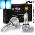 thumbnail image 1 of Alla Lighting Newest 5200Lms Xtreme Super Bright LED HB4 9006 Fog Lights Bulbs 5530-SMD 12V Upgrade (8000K Ice Blue), 1 of 7