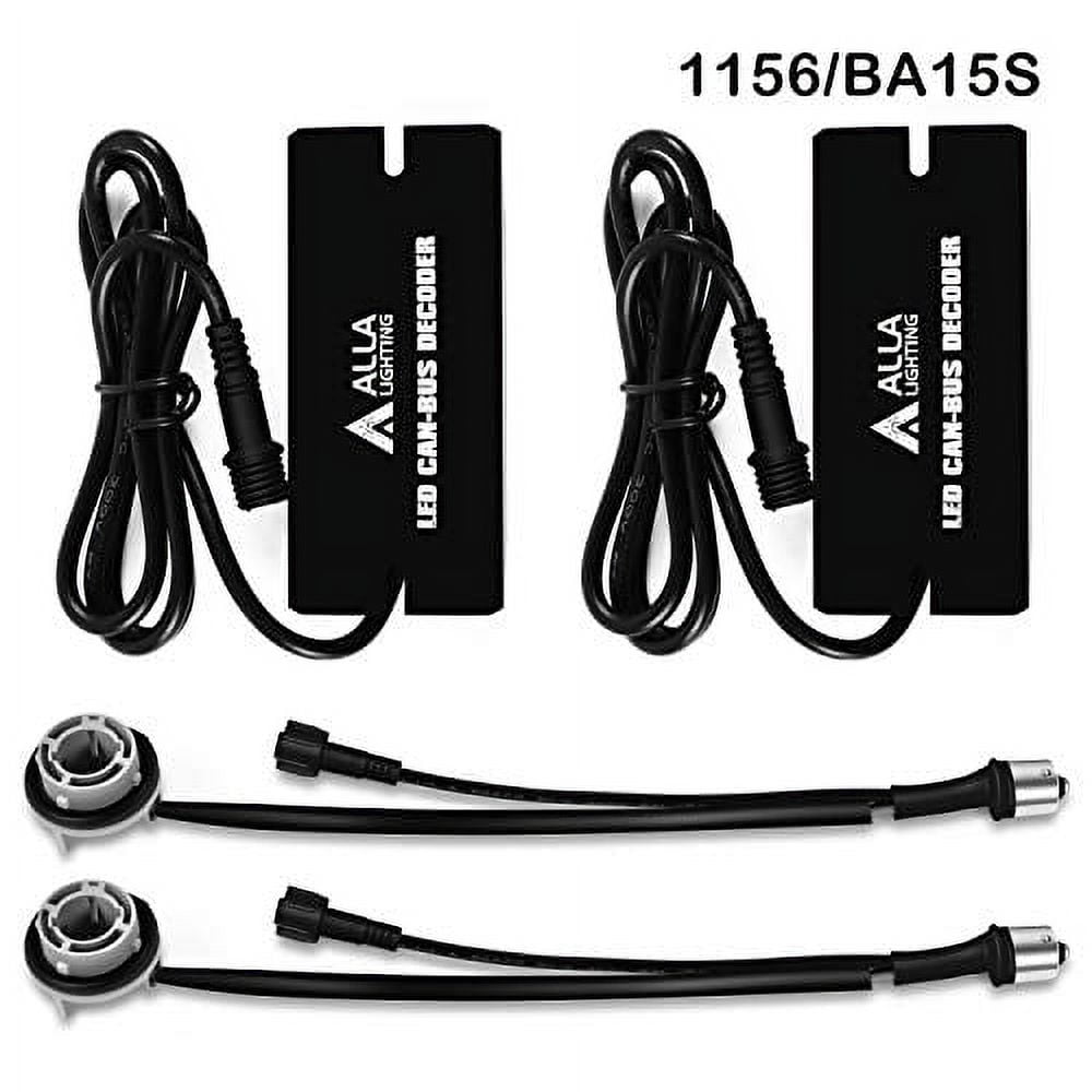 Alla Lighting Newest BA15S 7506 1156 CANBUS Decoders for Anti Flicker ...