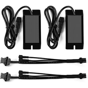 Alla Lighting Newest T20 7443 CANBUS Decoders for Fix Error Free Code Turn Signal Lights Bulbs Hyper Flash Resistor Adapter Harness Kits/Anti Flicker