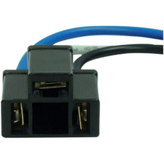 Alla Lighting P43t Base 9003 HB2 H4 Socket Female Adapter Wiring Harness Wire for Bulb/DRL Wiring Harness Replacement