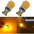 thumbnail image 1 of Alla Lighting Super Bright 3156 3157 LED Turn Signal Light Bulbs 2000 Lumens 3156 3457 4157 3157 LED Bulb 30-SMD 3156 3157 LED Lights Bulbs Amber Yellow Blinker Lights Replacement for Cars Trucks, 1 of 8