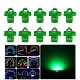 thumbnail image 1 of Alla Lighting Super Bright B8.3D 17058 202259 2721 MF8 LED Bulbs,Green Instrument Panel Lights 3030 SMD Dashboard Lights, Gauge Cluster Lights, Speedometer Lights, Indicator Lights, 1 of 2