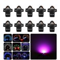 thumbnail image 1 of Alla Lighting Super Bright B8.3D 17058 202259 2721 MF8 LED Bulbs, Purple Instrument Panel Lights 3030 SMD Dashboard Lights, Gauge Cluster Lights, Speedometer Lights, Indicator Lights, 1 of 2