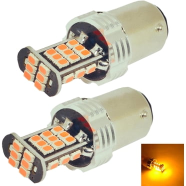 Alla Lighting 1157 30-LED Front Turn Signal Lights – 6000K White, Direct Fit, Load Resistor Required