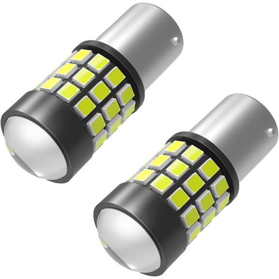 Alla Lighting Super Bright High Power 2835 39-SMD Chipsets 6000K Xenon White 1156 7506 BA15S LED Bulbs for Turn Signal Lights Blinker Light Lamp Replacement