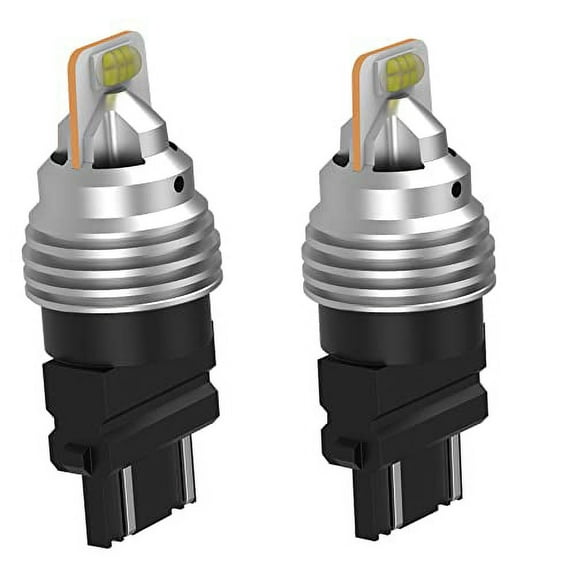 Alla Lighting T25 3156 3157 LED Bulbs, 6000K Xenon White Back-up Reverse Lights, Turn Signal Lights, Brake Lights Tail Lights, DRL 3155 3457 4157 4057 3057 Super Bright CSP-7035 2000-SMD