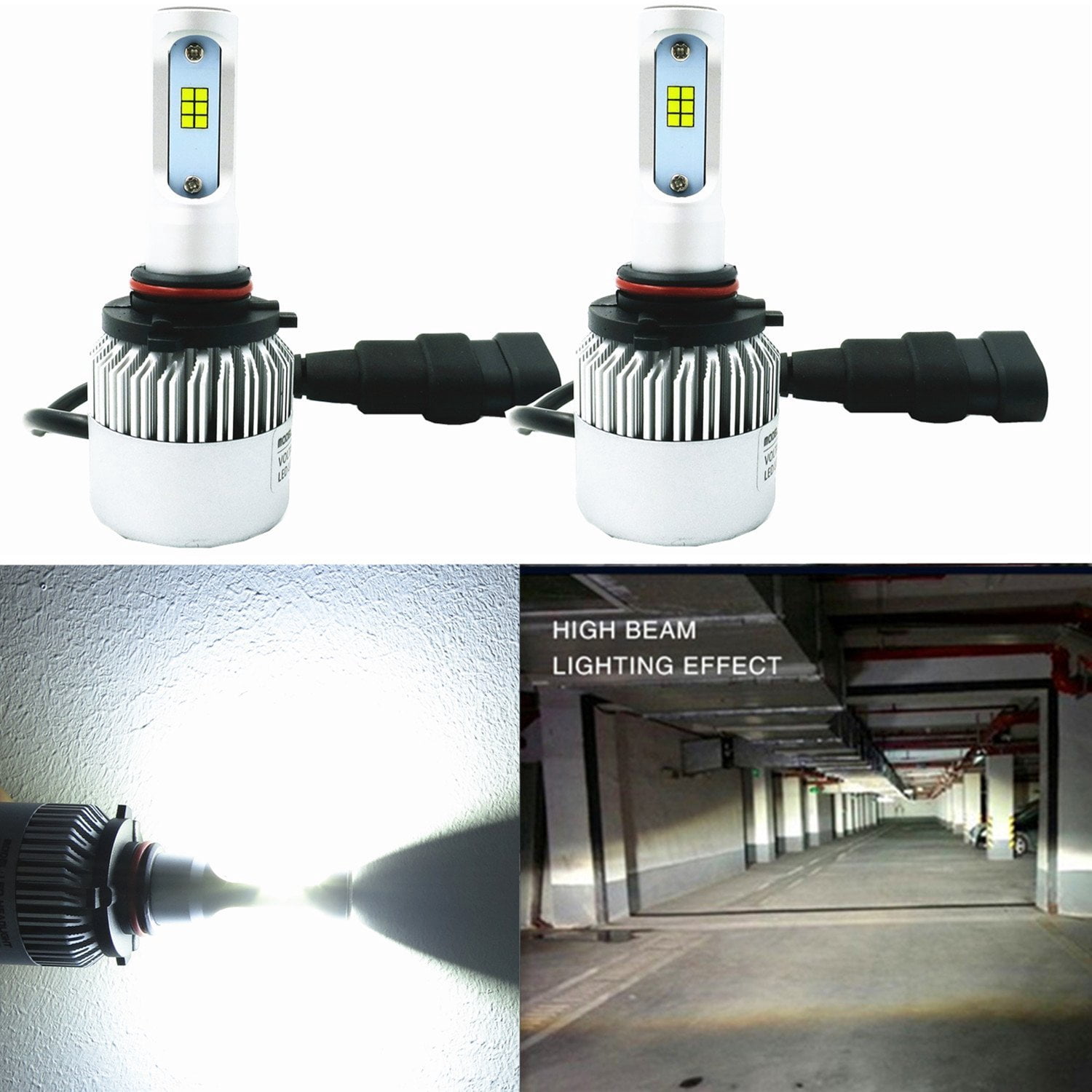 Alla Lighting Xtreme Super Bright HB3/9005 LED Bulbs High Beam or Low ...