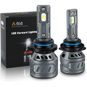 Alla Lighting Xtreme Super Bright HB4/9006 LED Headlight Bulbs Low Beam Conversion Kits Headlights /Fog Lights/DRL Bulbs, 6000K Xenon White ABS Vision 5000 Lumens