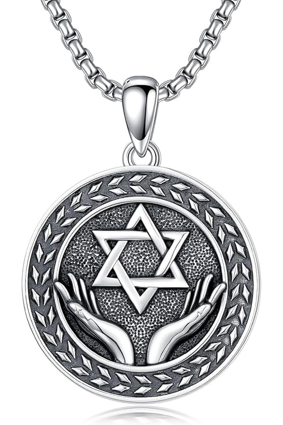 Allah Necklace 925 Sterling Silver Islamic Muslim Pendant Necklace Religious Jewelry Gifts for Men Women