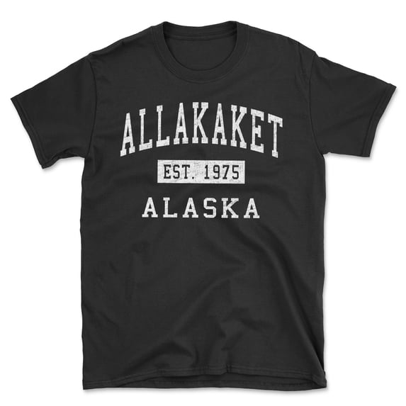 Allakaket Alaska Classic Established Men's Cotton T-Shirt