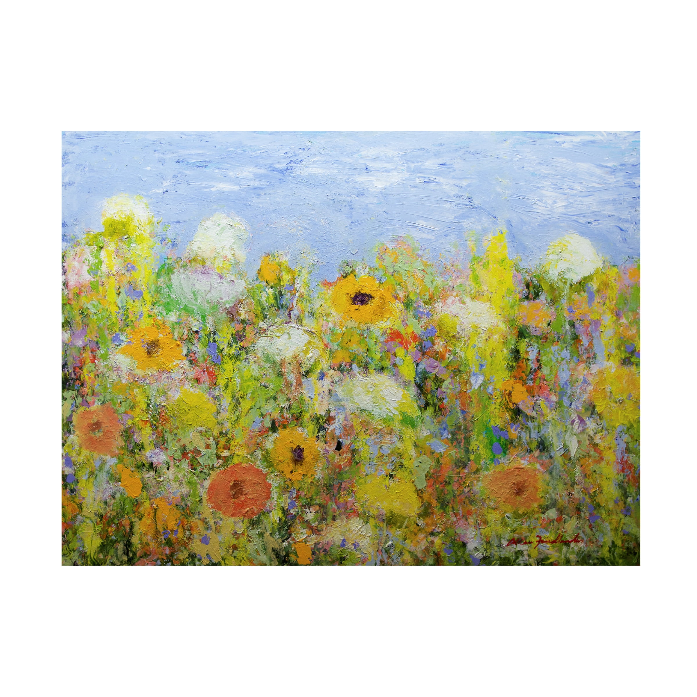Allan Friedlander 'Dandelion Dust' Canvas Art