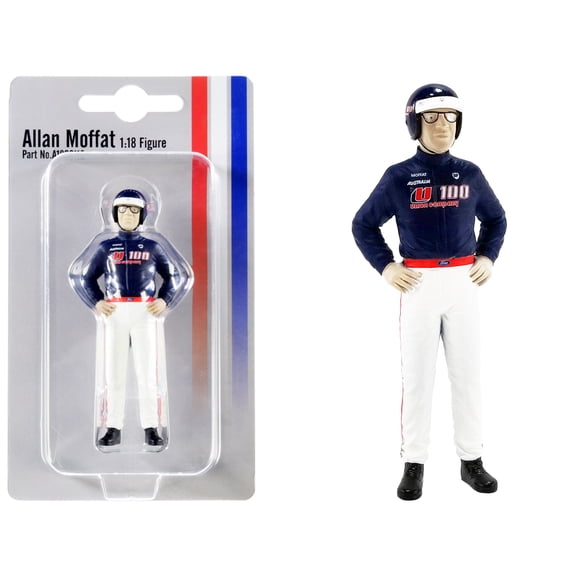 Allan Moffat "U100" Driver Figure for 1/18 Scale Models by ACME