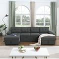 thumbnail image 1 of Allan Upholstered Sleeper Sectional Sofa, 1 of 5