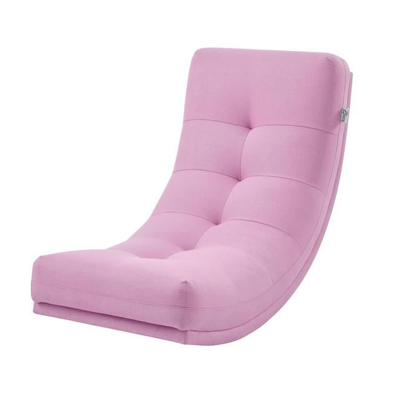 Allana Sherpa Rocking Chair with Upholstered - Tufted for Unisex, Pink ...