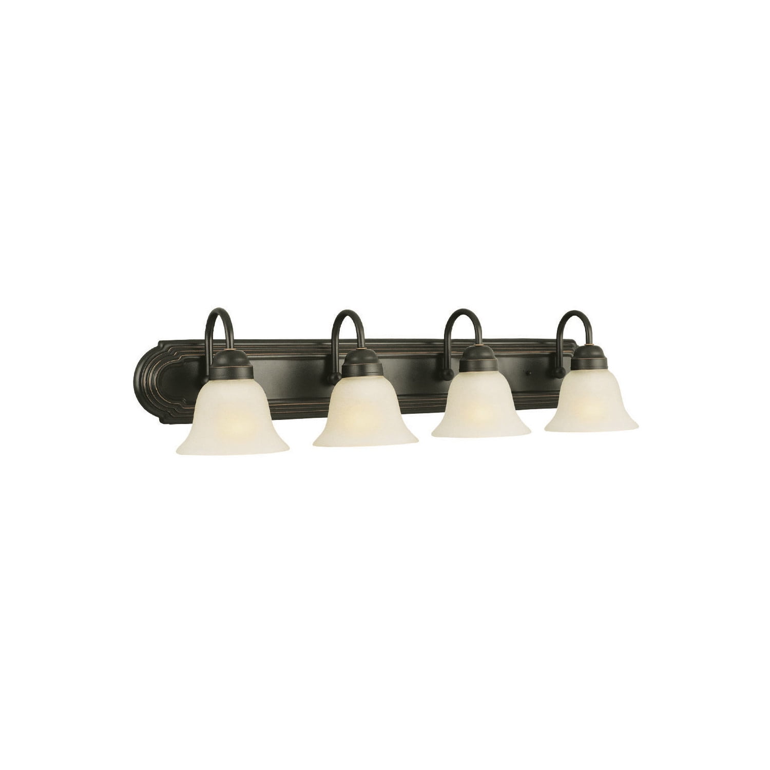 Design House Allante Dimmable Bathroom Vanity Light with Frosted Glass