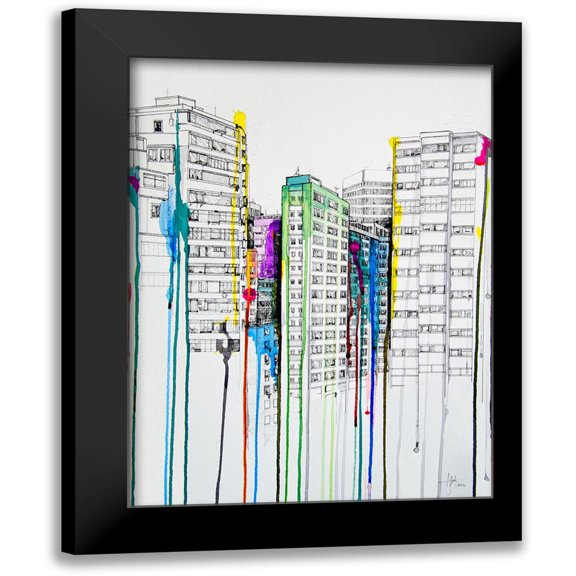 Allante, Marc 11x14 Black Modern Framed Museum Art Print Titled - Hold Your Breath