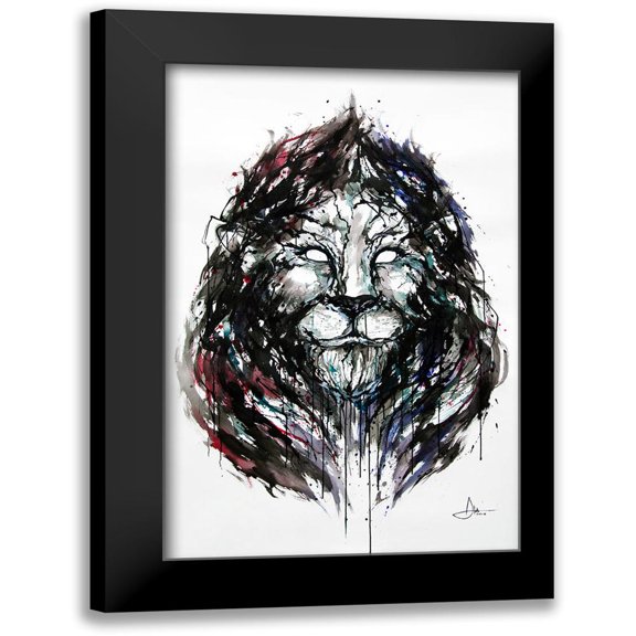 Allante, Marc 11x14 Black Modern Framed Museum Art Print Titled - Ozymandius