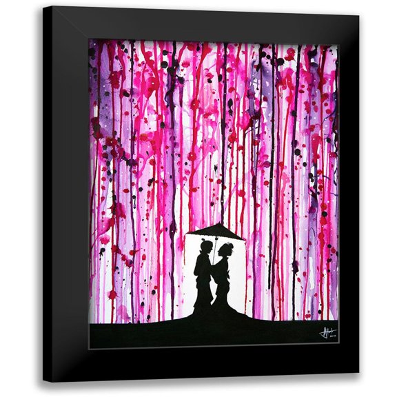 Allante, Marc 11x14 Black Modern Framed Museum Art Print Titled - Wild Blossoms