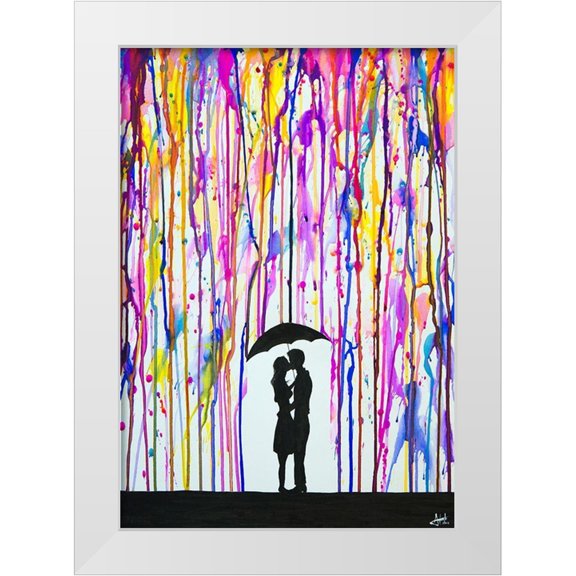 Allante, Marc 11x14 White Modern Wood Framed Museum Art Print Titled - Lavender