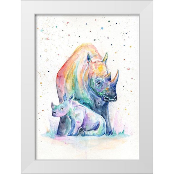 Allante, Marc 11x14 White Modern Wood Framed Museum Art Print Titled - Shelter