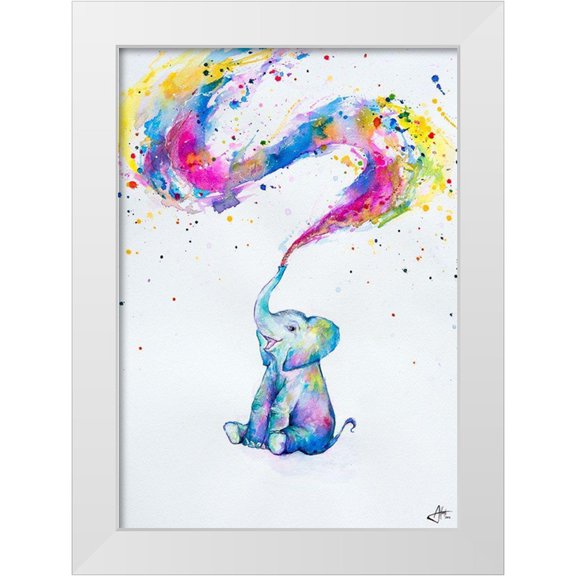 Allante, Marc 11x14 White Modern Wood Framed Museum Art Print Titled - Spring