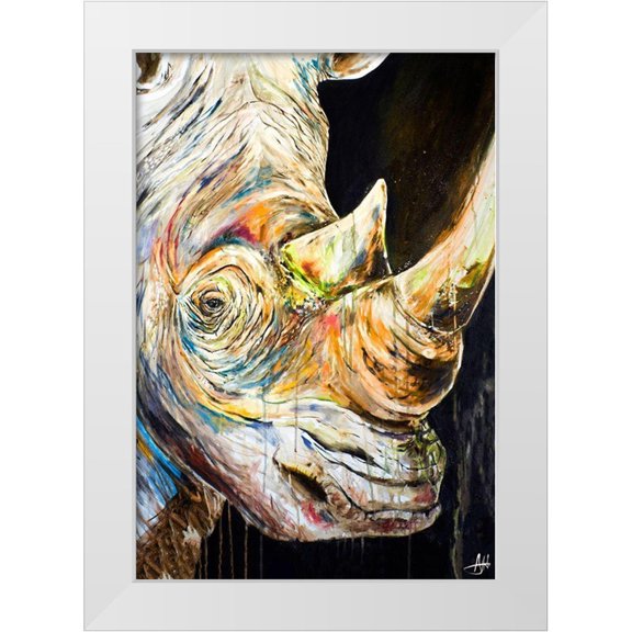 Allante, Marc 11x14 White Modern Wood Framed Museum Art Print Titled - Unicorn