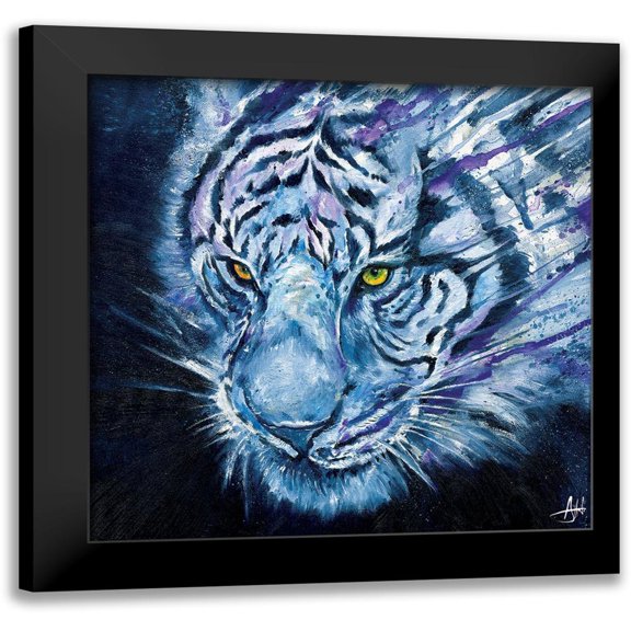 Allante, Marc 12x12 Black Modern Framed Museum Art Print Titled - Nightstalker