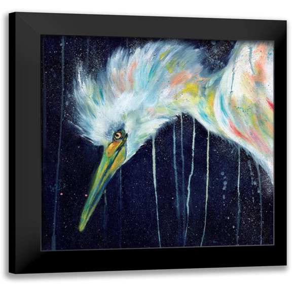 Allante, Marc 12x12 Black Modern Framed Museum Art Print Titled - Silence