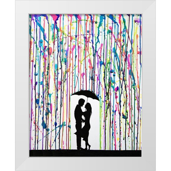 Allante, Marc 12x14 White Modern Wood Framed Museum Art Print Titled - Precipice