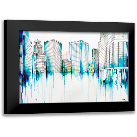 Allante, Marc 14x11 Black Modern Framed Museum Art Print Titled - Nightowl