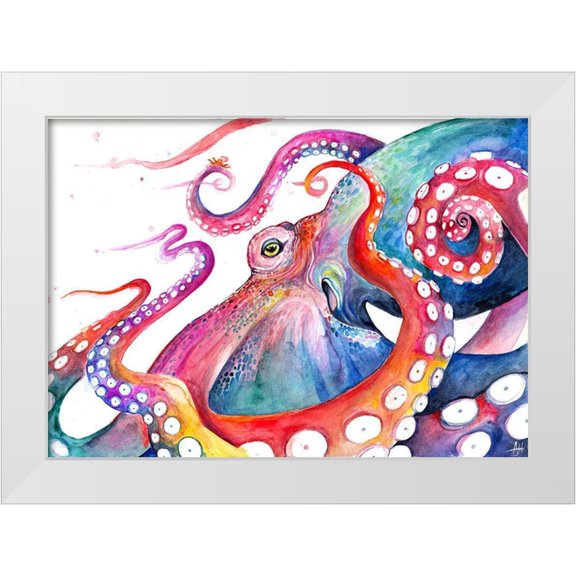 Allante, Marc 14x11 White Modern Wood Framed Museum Art Print Titled - Augustus