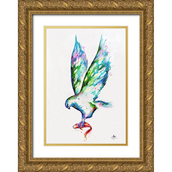 Allante, Marc 23x32 Gold Ornate Wood Framed with Double Matting Museum Art Print Titled - Midas
