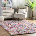thumbnail image 1 of Allard Striped Shag Area Rug, 1 of 4