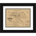 thumbnail image 1 of Allardt 14x11 Black Ornate Wood Framed with Double Matting Museum Art Print Titled - Austin Reese River Mine District Nevada, 1 of 4